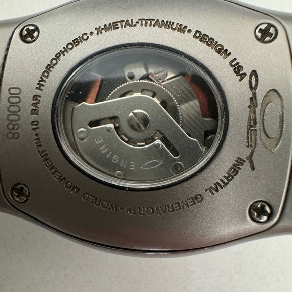 Oakley Icon Titanium w/ White Dial Watch main image 4